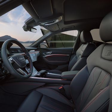 Side cockpit view Audi Q8 e-tron